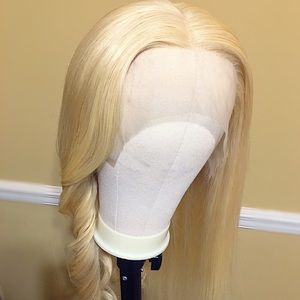 28 inch 613 virgin Brazilian lace front wig